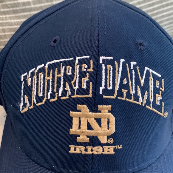 Logo 7 Blue Gold University of Notre Dame Adjustable Snap Back Cap - Picture 2 of 5